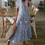 LUNA | Easygoing Bohemian Midi Dress