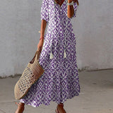 Michaela - Bohemian Dress with Tummy Coverage