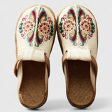 Clarize - Stylish Embroidered Flat Sandals