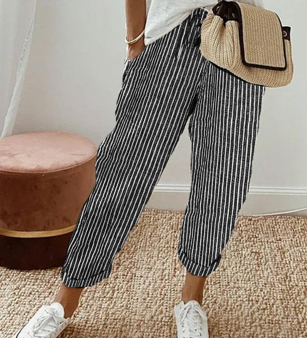 Chic and Cozy Flowing Trousers
