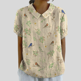 Chic Floral Comfort Blouse