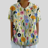 Chic Floral Relaxed Top