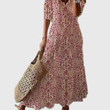 Amalia | Retro Bohemian Summer Maxi Dress