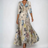 Emily | Graceful Floral Gown