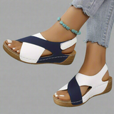 Kendra - Two-Tone Orthopedic Sandals