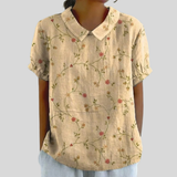 Chic Floral Comfort Blouse