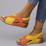 Kendra - Two-Tone Orthopedic Sandals