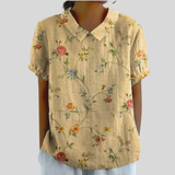 Chic Floral Comfort Blouse