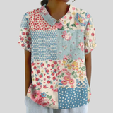 Chic Floral Elegance Blouse