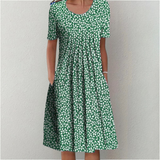 Hailey | Chic Floral Dress with Pockets for Effortless Elegance