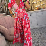 Floriana - Lively Floral Print Dress