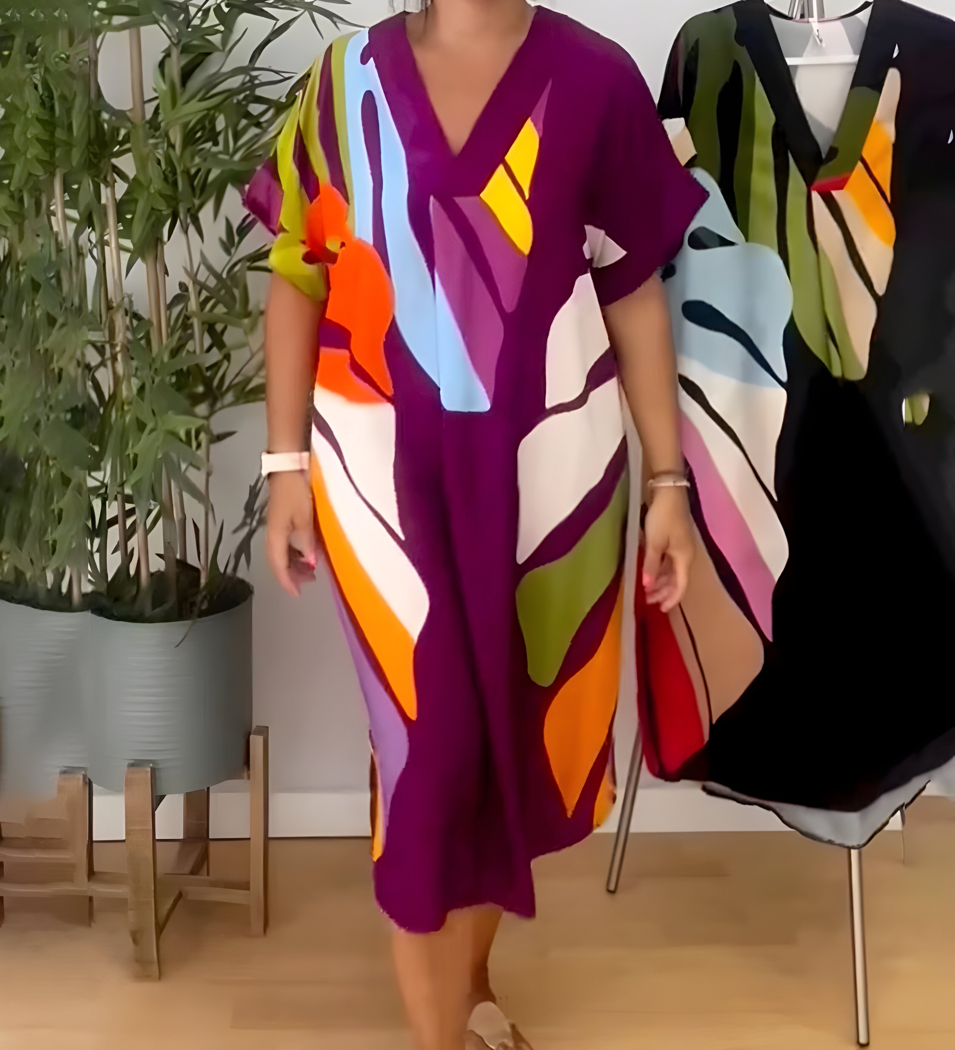 Rianna - Artistic Pattern Dress