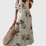 Amalia | Retro Bohemian Summer Maxi Dress