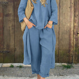 Vaelora - Elegant Draped Ensemble