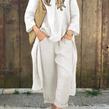Vaelora - Elegant Draped Ensemble