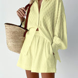 Elizabeth - Breezy Shirt and Shorts Ensemble