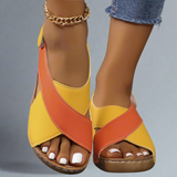 Kendra - Two-Tone Orthopedic Sandals