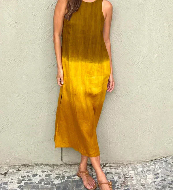 Casual Gradient Dress in Heather