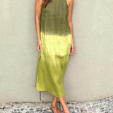 Casual Gradient Dress in Heather