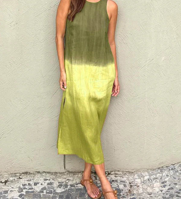 Casual Gradient Dress in Heather