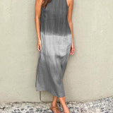 Casual Gradient Dress in Heather
