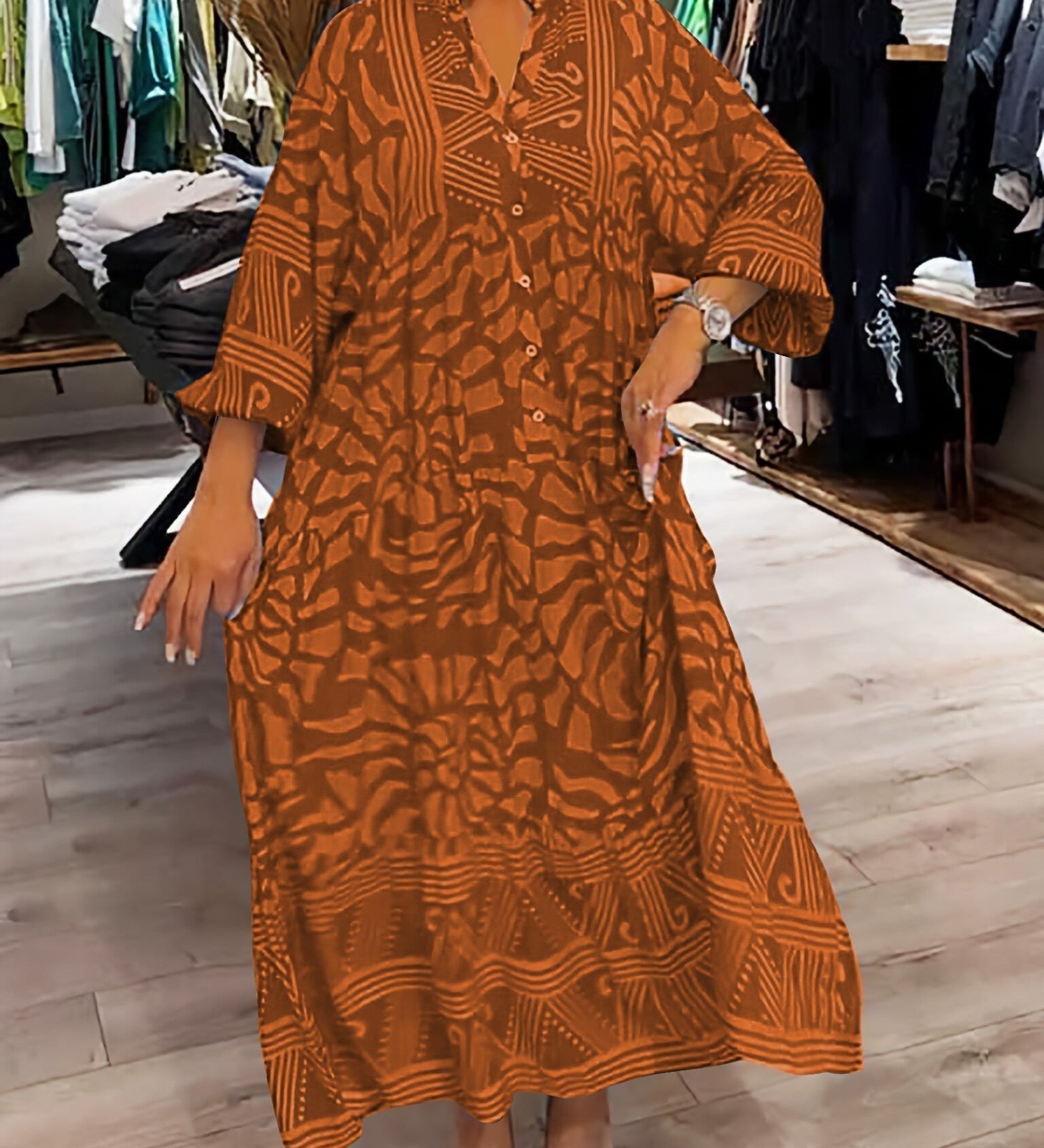 Carmilla - Boldly Printed Dress