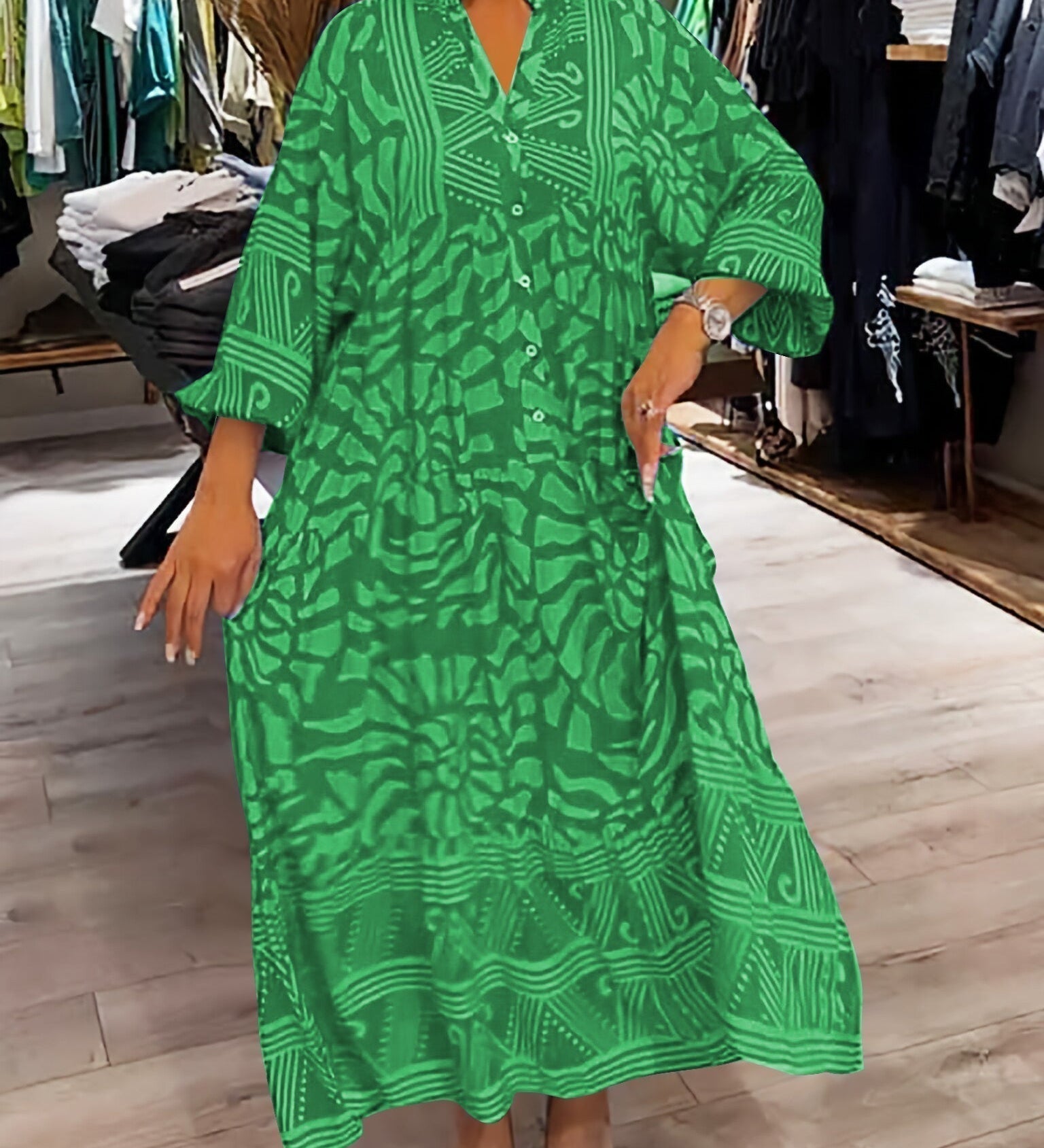 Carmilla - Boldly Printed Dress