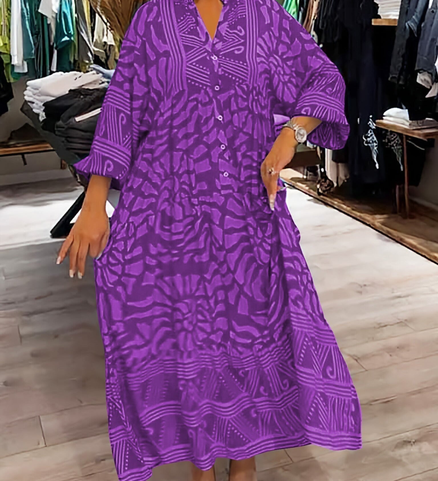 Carmilla - Boldly Printed Dress