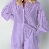 Elizabeth - Breezy Shirt and Shorts Ensemble