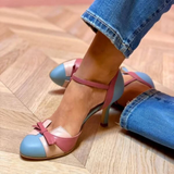 Sable - Stylish Color-Block Heels