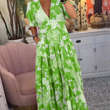 Floriana - Lively Floral Print Dress