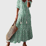 Amalia | Retro Bohemian Summer Maxi Dress