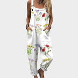 Cozy Graphic Overalls