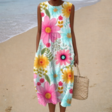 Cozy Sleeveless Summer Dress
