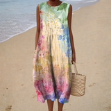 Cozy Sleeveless Summer Dress