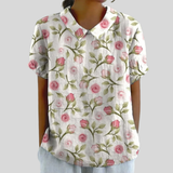 Chic Floral Comfort Blouse