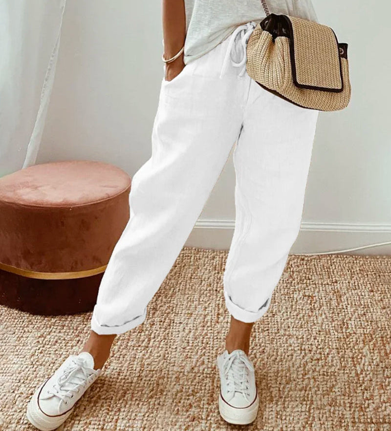 Chic and Cozy Flowing Trousers