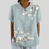 Chic Floral Relaxed Top