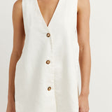 Fiona - Sleeveless Button-Up Ensemble