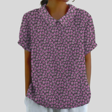 Chic Floral Comfort Blouse