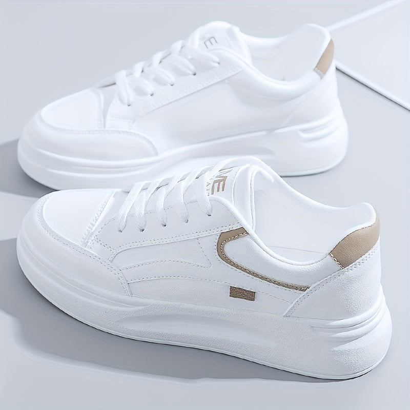 Lightweight Comfort Chic White Sneakers