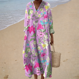 Chic Summer Dress with Eye-Catching Print