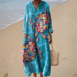Chic Summer Dress with Flattering Print