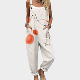 Cozy Graphic Overalls