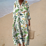 Chic Summer Dress with Flattering Print