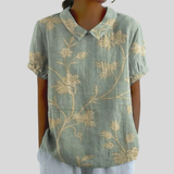 Chic Floral Comfort Blouse