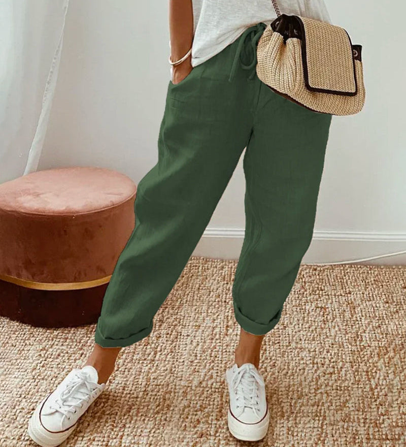 Chic and Cozy Flowing Trousers