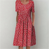 Hailey | Chic Floral Dress with Pockets for Effortless Elegance