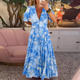 Floriana - Lively Floral Print Dress