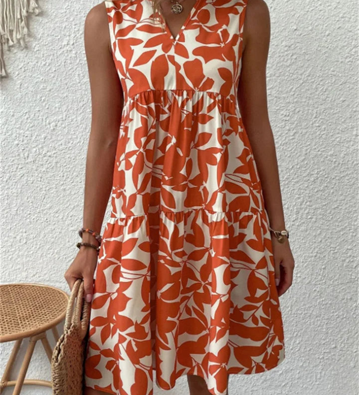 TASHA | Flared Midi Fluid Dress
